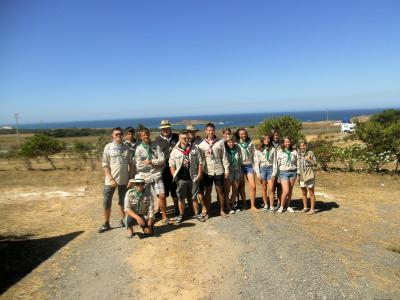 Sommerlager der Pfadfinder auf Portugal